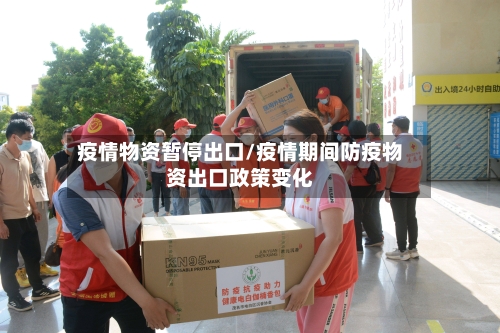 疫情物资暂停出口/疫情期间防疫物资出口政策变化-第2张图片
